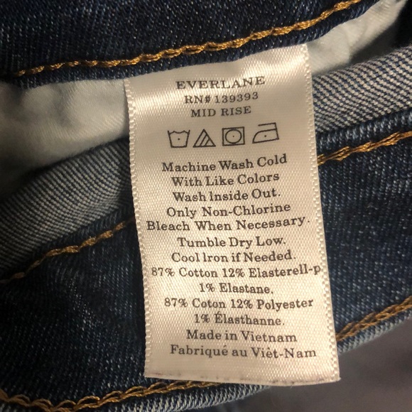 Everlane Mid Rise Ankle Jean - Picture 4 of 5